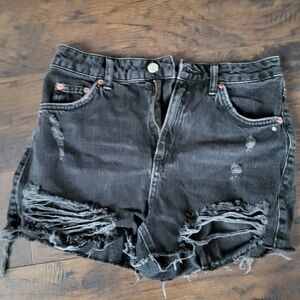 Topshop Distressed Shorts